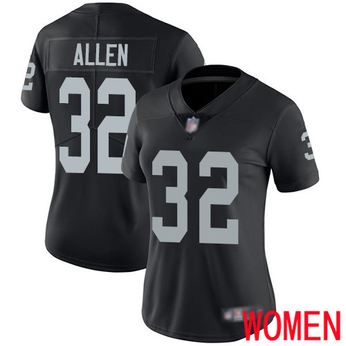 Oakland Raiders Limited Black Women Marcus Allen Home Jersey NFL Football #32 Vapor Untouchable Jersey